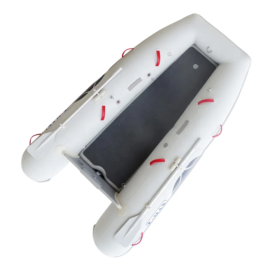 قارب صيد قابل للنفخ من مادة PVC قابل للطي مع أرضية Airmat