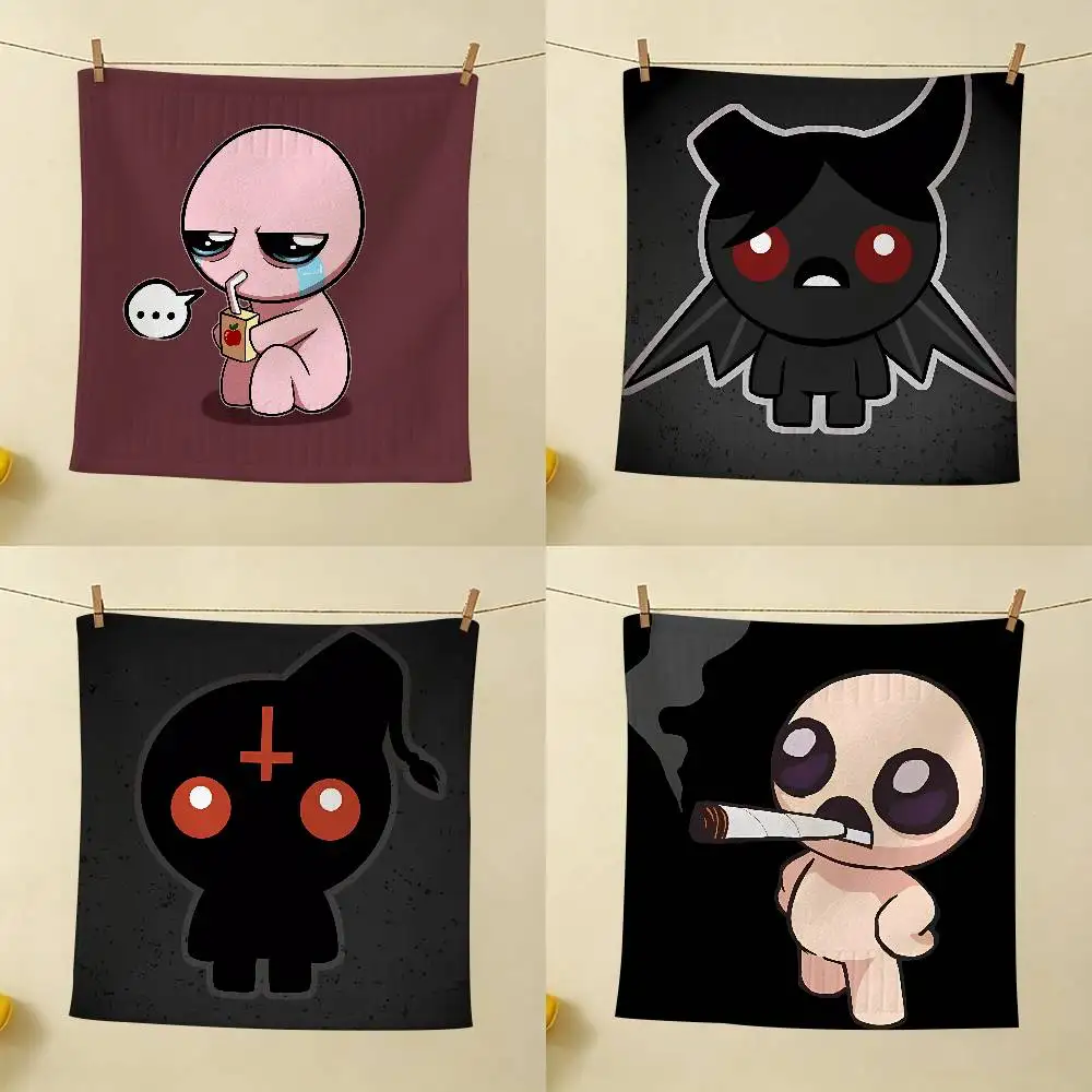 Popular T-The Binding Of Isaacable Wear Resistant Hand Hanging Kitchen Towel,Polyester Cotton Material, Wiping Towel For Home