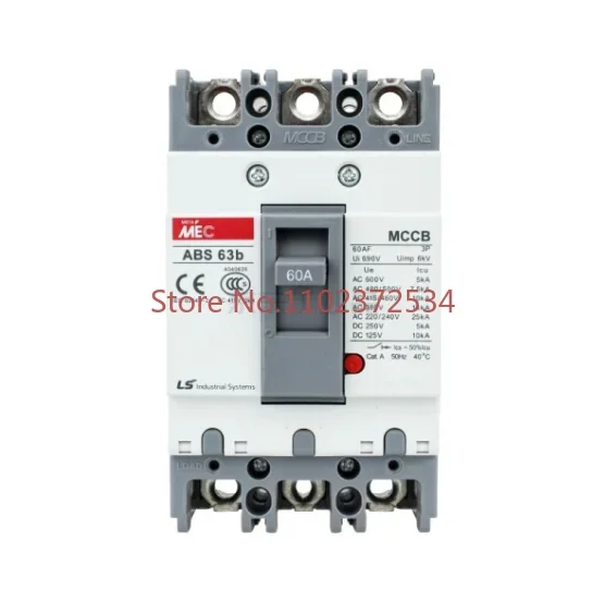 ABS63b 60A South  Power Generation ABE62b Molded Case Circuit Breaker ABS64b MCCB