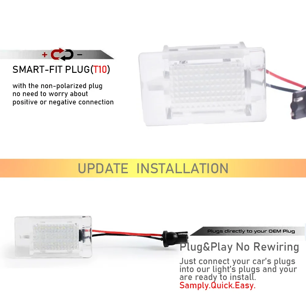 18SMD White LED Trunk Cargo Interior Light for Ford Transit Tourneo Courier Scorpio Sierra Puma Orion Mondeo Fusion Focus Fiesta - view 6