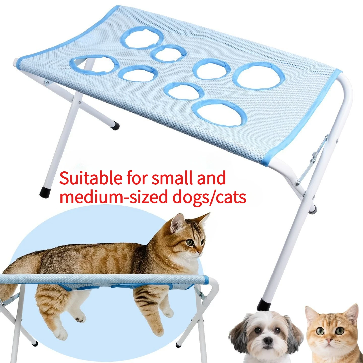 Split Pet Care Bed Anti-scratch and Bite-proof Pet Grooming Small Dog Hammock Dog