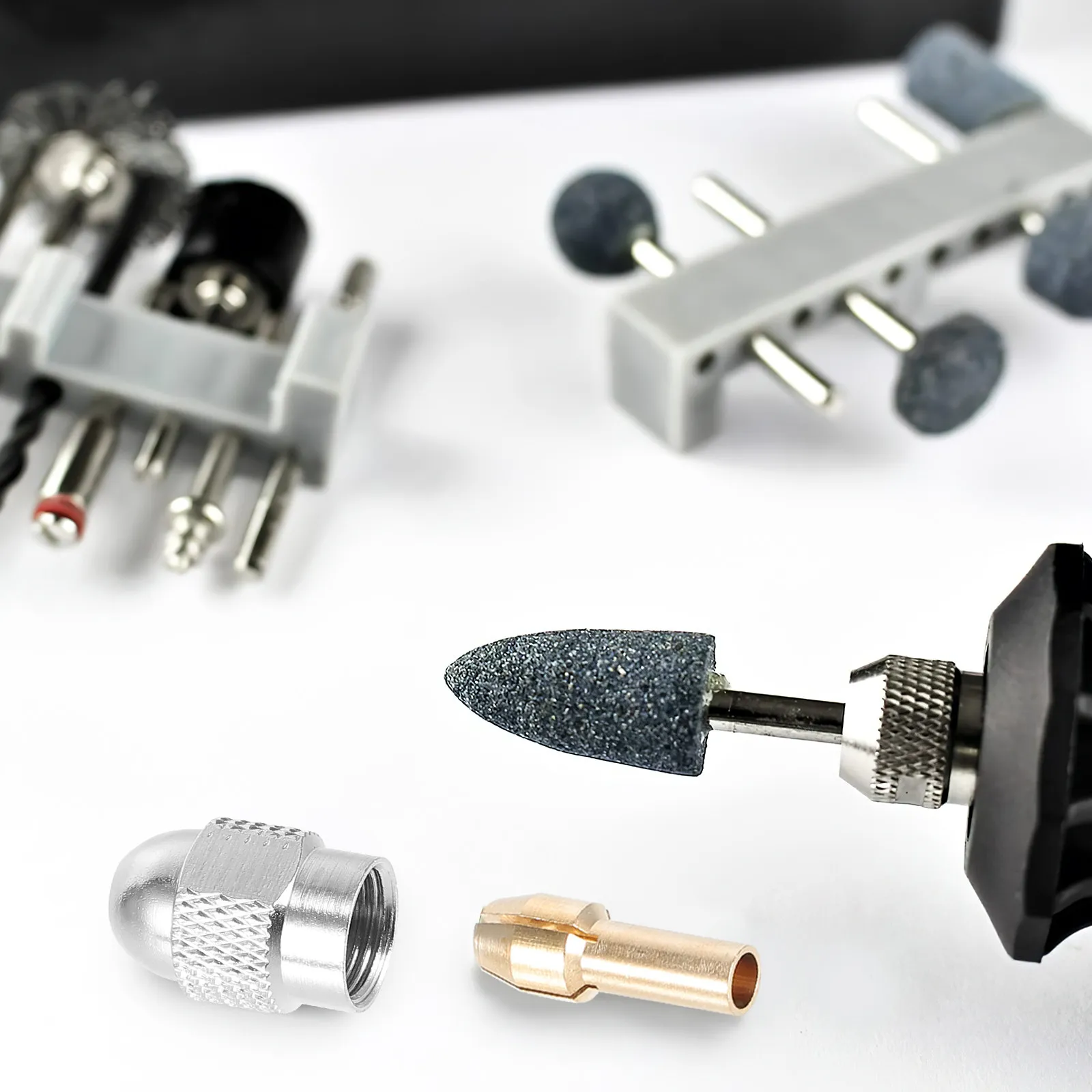 1Set Brass Collet Drill Chuck Holder Nut Electric Grinding Rotary Tool Accessory Improved Accuracy Enhanced Grip Stability