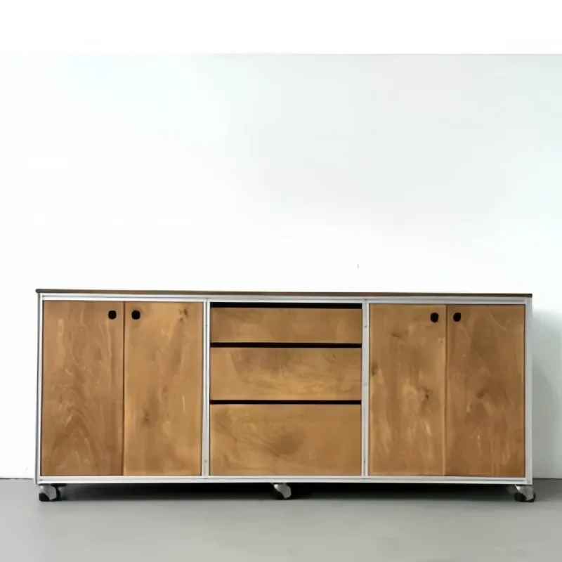 

Combination Aluminum Profile Medieval Storage TV Cabinet Storage Floor-to-ceiling Bookshelf