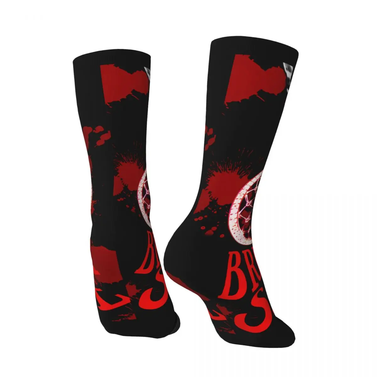 Hip Hop Vintage The Bright Side Crazy Men's compression Socks Unisex SCP Foundation Scarlet King Street Style Pattern Printed