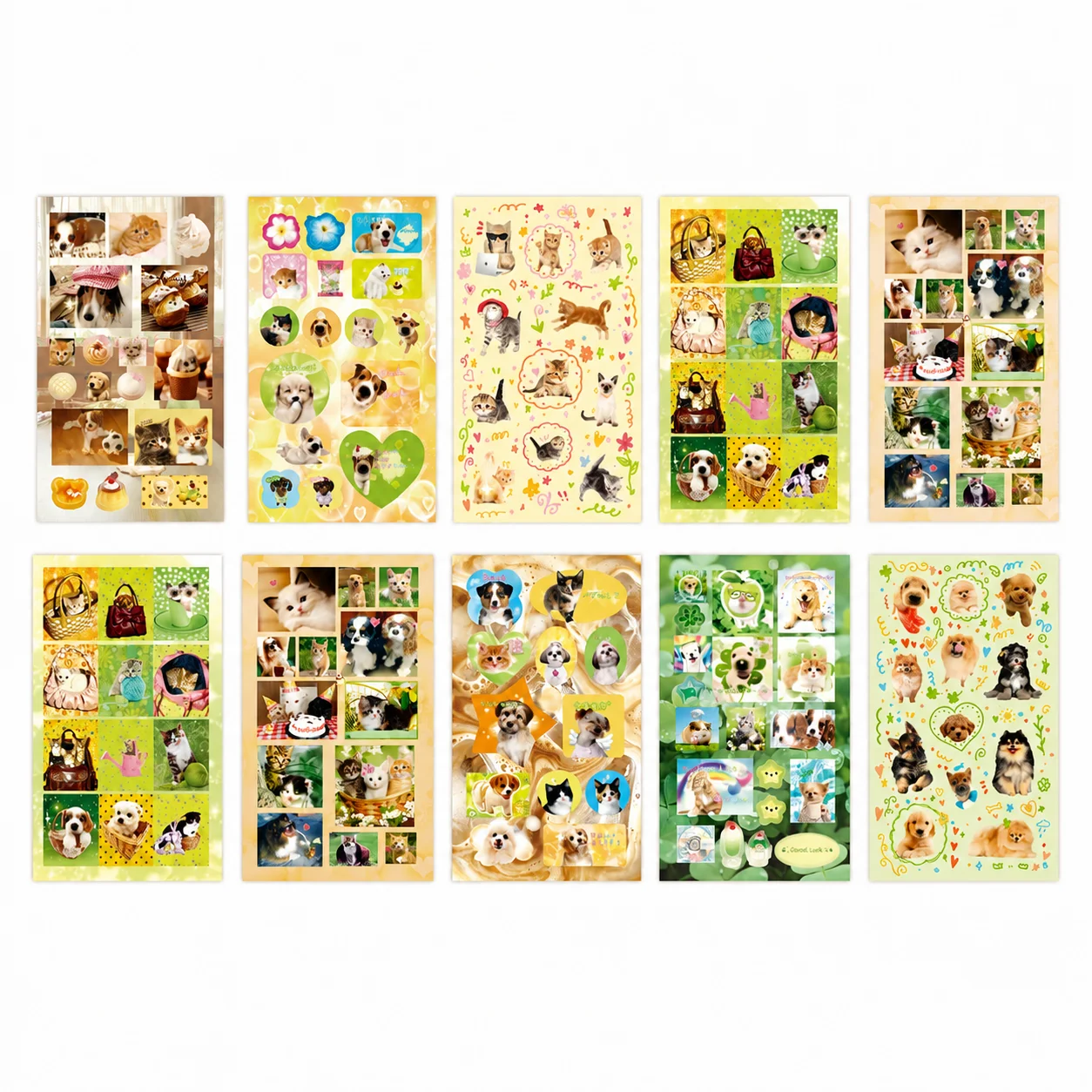 Sticker-Book Coated Laminated DIY High-Tack Adhesive for Scrapbook Journal Planner Notes Gift Wrap Decoration