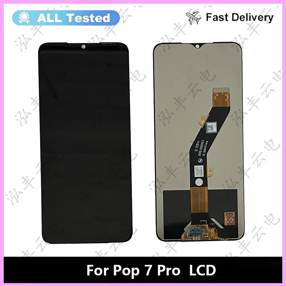 

6.6" Tested For Tecno Pop 7 Pro BF7 BF7h LCD Display Touch Screen Digitizer Assembly For Tecno Pop7Pro LCD Replacement Parts