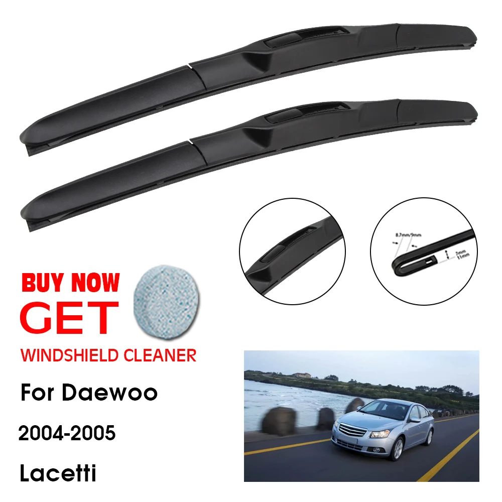 

Car Wiper Blade For Daewoo Lacetti 22"+19" 2004-2005 Front Window Washer Windscreen Windshield Wipers Blades Accessories