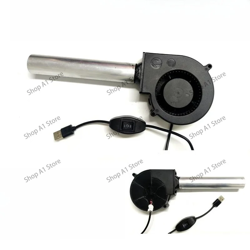 Portable 5V2A4200 blower large air volume BBQ fan for barbecue stove cooking firewood stove outdoor picnic fast fire stove