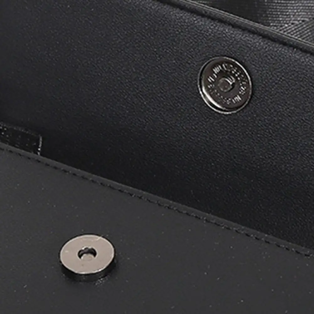 Men Shoulder Bag Envelope Type Multi-Pocket Design Reflective Strips Smartphone Keys Wallets Storage Sling Bag for Office