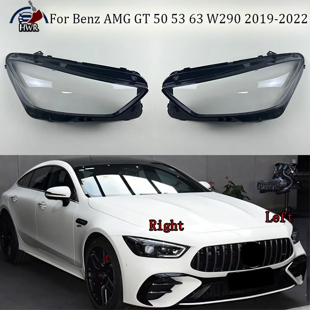 

Крышка объектива передней фары автомобиля для Benz AMG GT 50 53 63 S Coupe W290 2019 2020 2021 2022, абажур переднего стекла