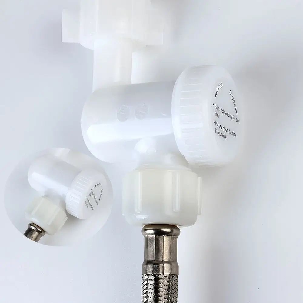 Stainless Steel Toilet Water Inlet Filter Adapter Connector Universal Plumbing Parts For Bathroom Tank Repair Maintenance