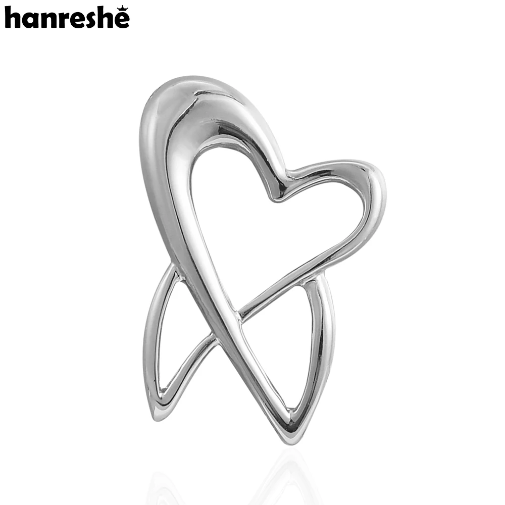 Hanreshe Creative Heart Tooth Brooch Pins Medical Lapel Silver Plated Badge Dental Dentist Jewelry Gift for Doctor Nurse