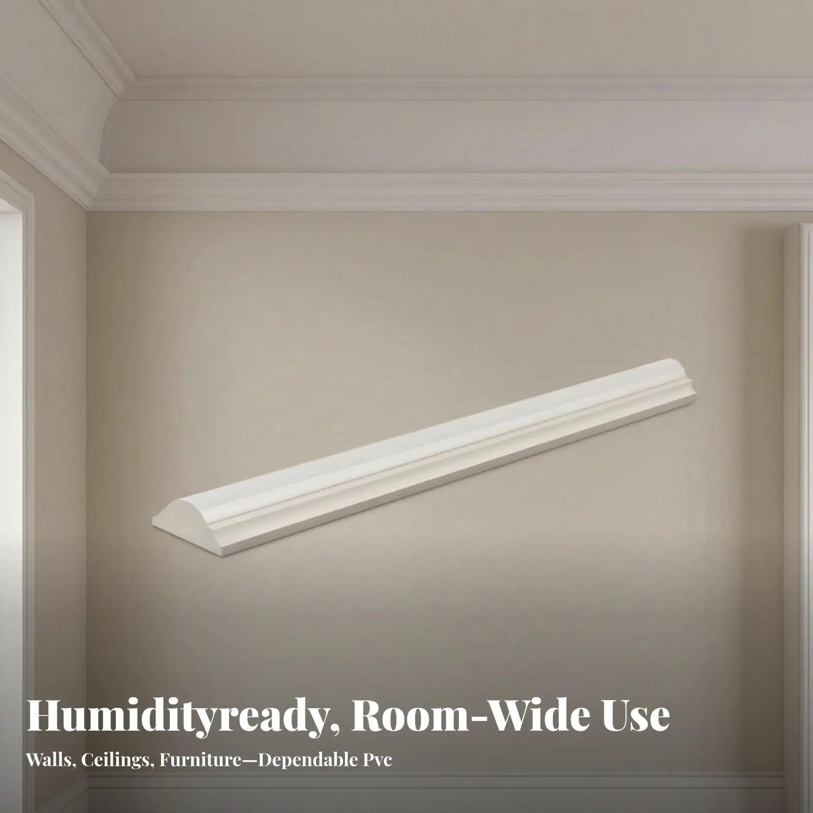 Modern PVC Edge Trim Molding for Home Renovation Wall Ceiling Corner Protection