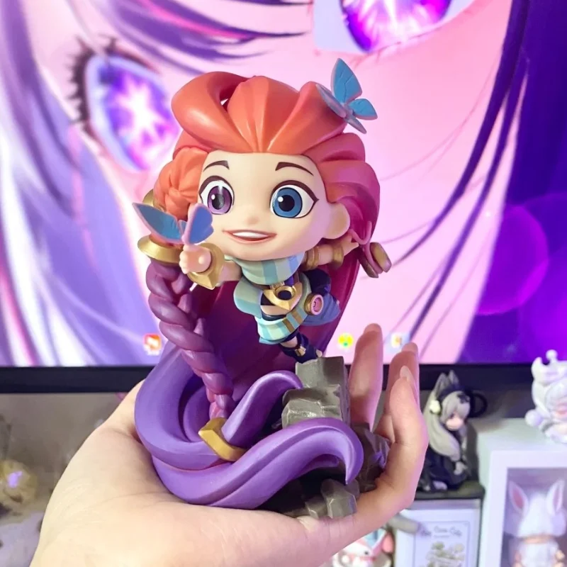 Original Lol League Of Legends Classic Character Series Jinx Anime Figure Collection Decoration Model Toy Doll Birthday Gift