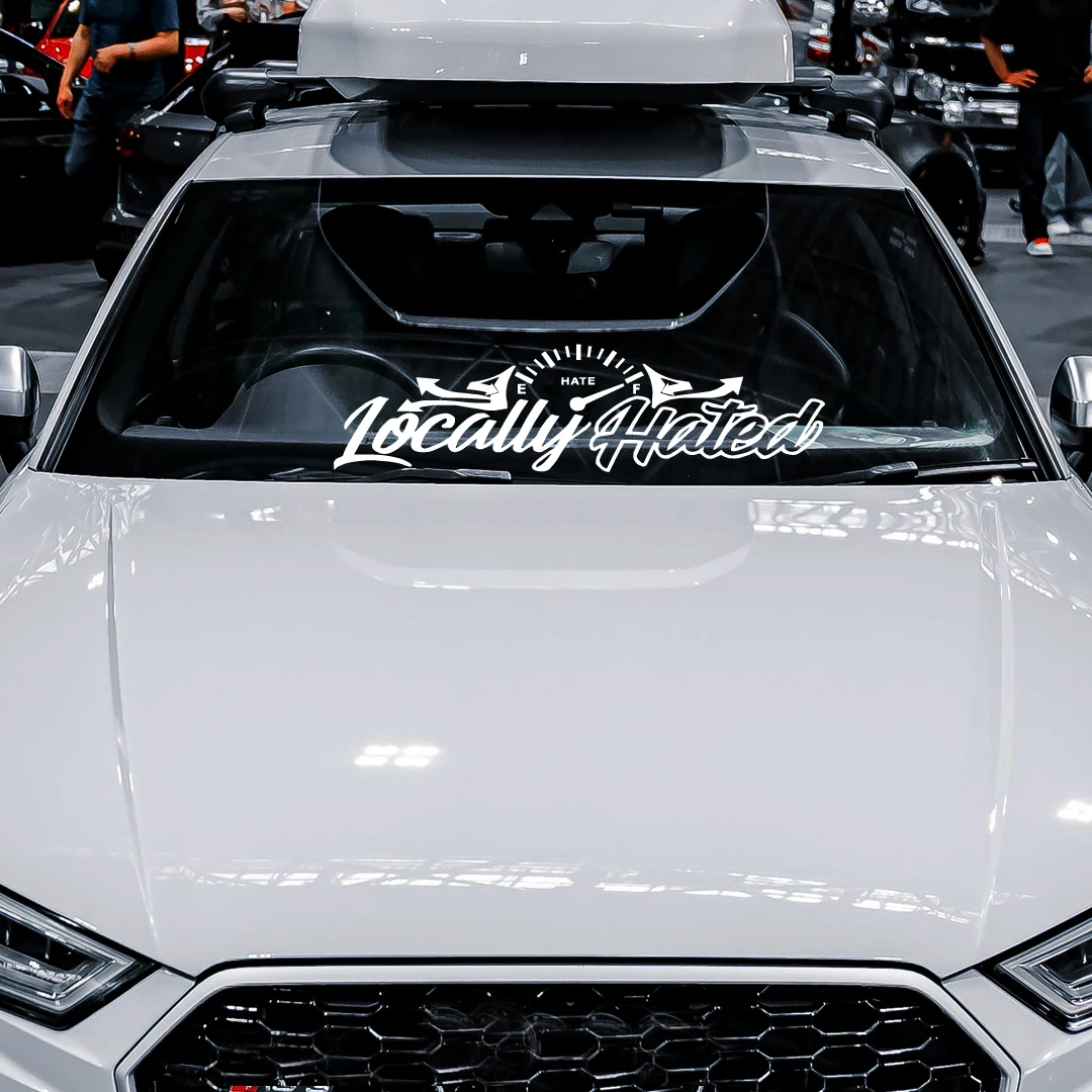 Jdm janela traseira do carro d - Car Accessories Banner avaliação e preço