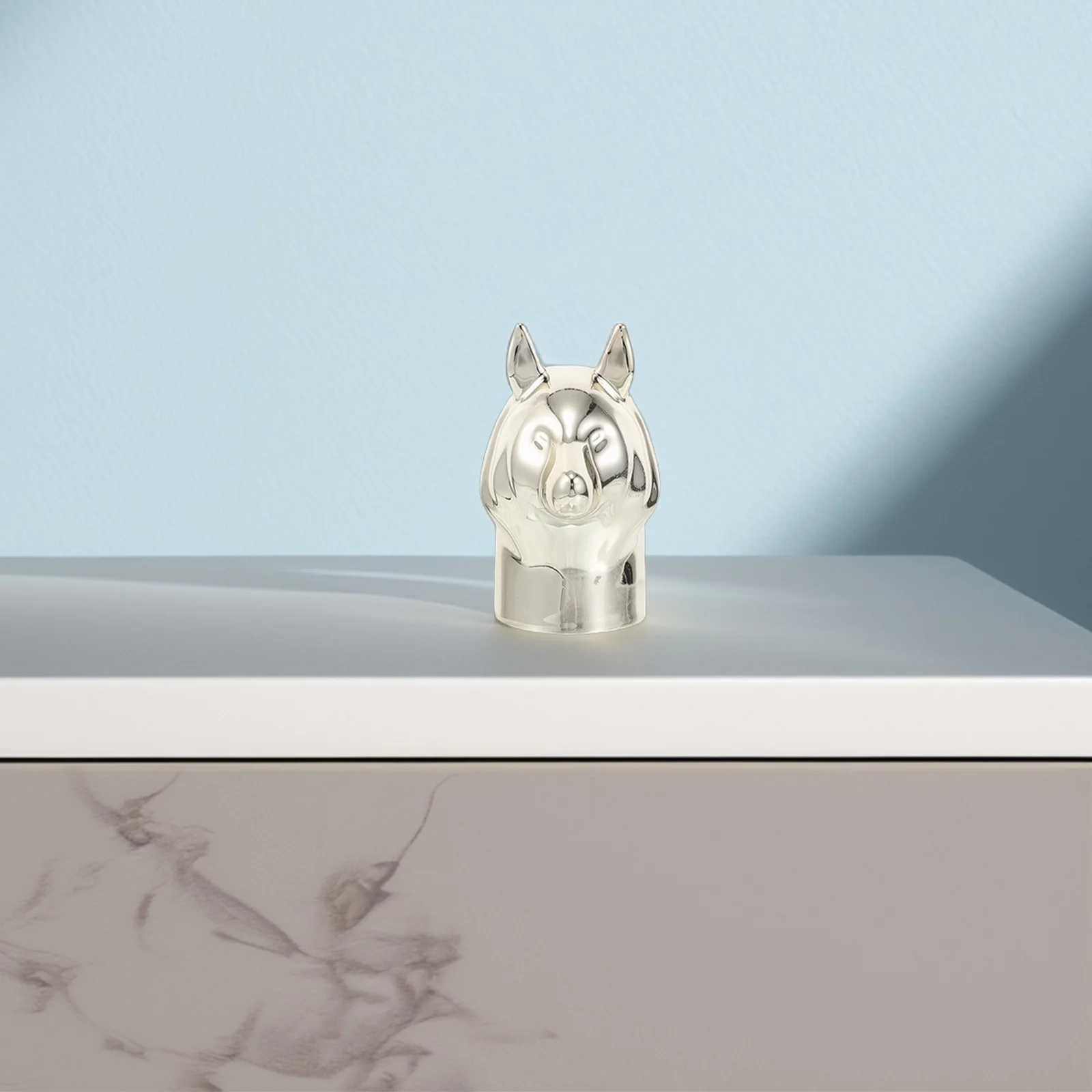 5 szt. Korków do flakonów na perfumy w kształcie lisa, eleganckie złote zatrzaski, zamienne nakładki do samodzielnego wykonania akcesoriów do flakonów na perfumy, puste butelki.