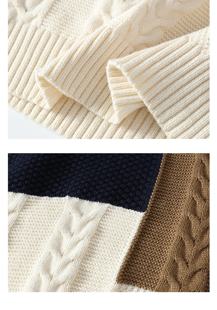 Pullovers Autumn Male Sweater For Men Men's Clothing Spring Men's Sweat-shirt Casual Streetwear Knit Fashion Hombre Warm Solid