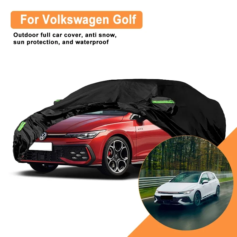

Полный чехол для автомобиля Volkswagen VW Golf — уличный водонепроницаемый снегозащитный солнцезащитный козырек, зимняя и летняя всепогодная автоматическая защита