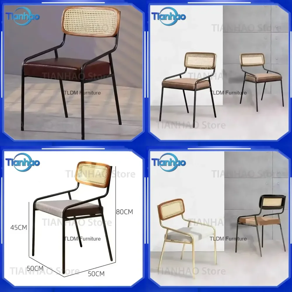 Custom Trendy Chairs for Living Room Nordic Aesthetic Dining Chairs Set Ergonomic Kitchen Chairs for Modern Home Furniture