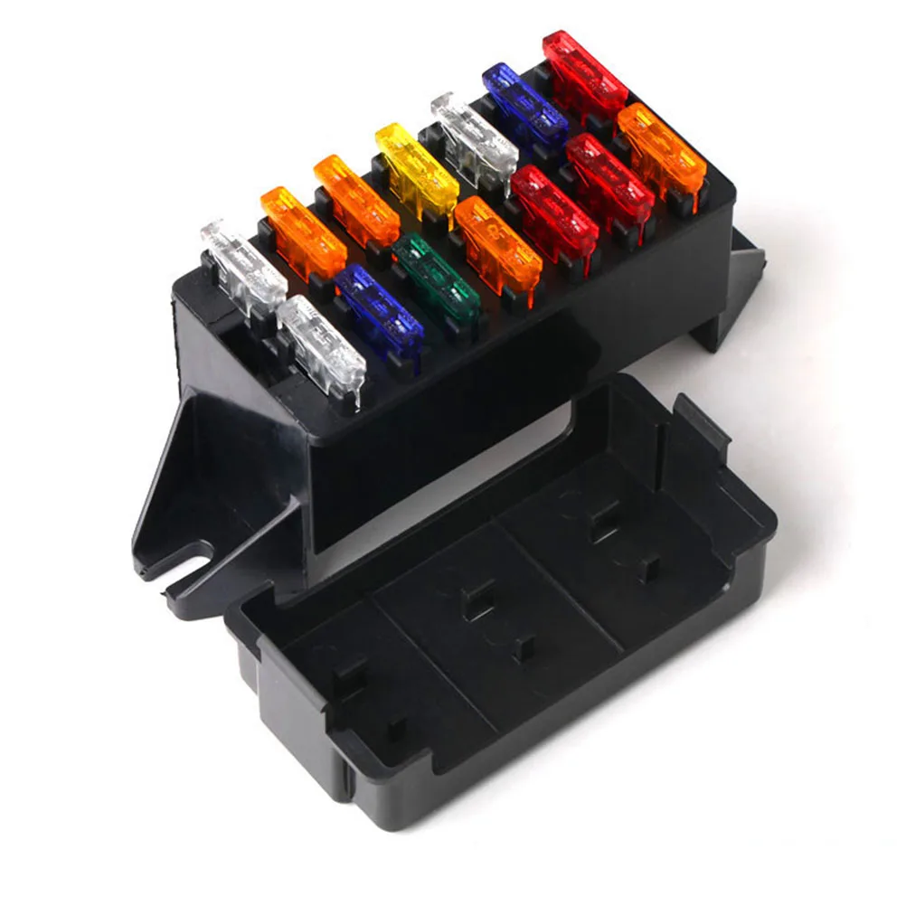 

Car Fuse Accessories Car Fuse Holder Car Fuse Block Fuse Box Double Row Fuse Holder