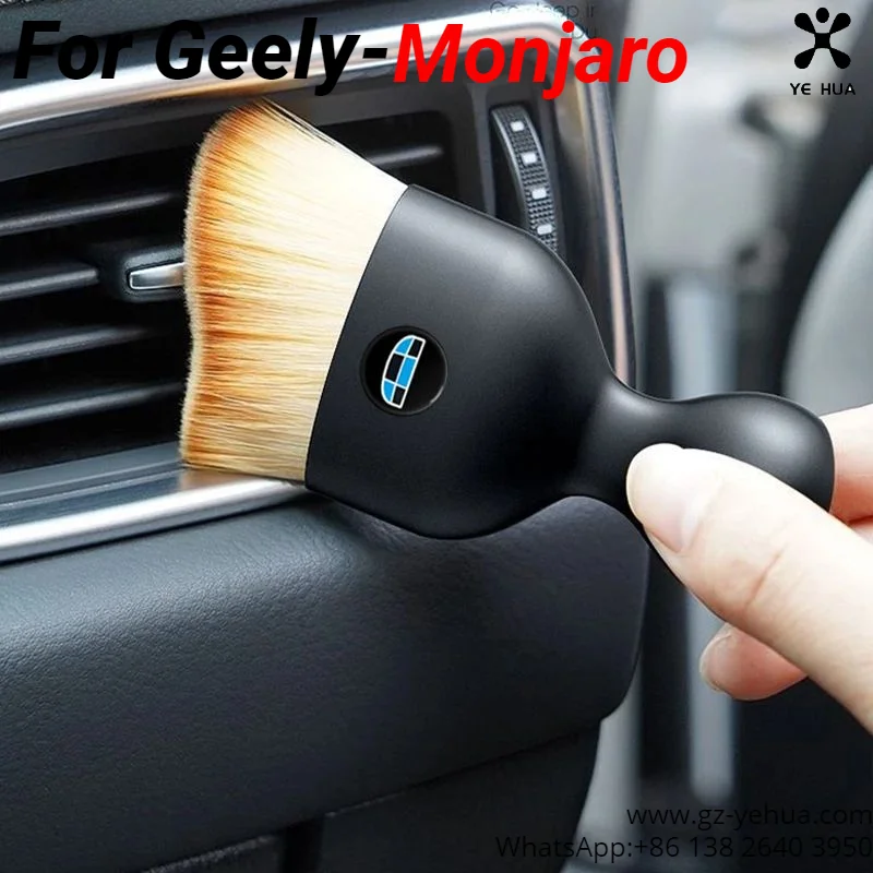 Para Geely herramienta de limpieza Interior de coche aire acondicionado salida de aire cepillo de limpieza cepillo de coche grietas de coche cepillo