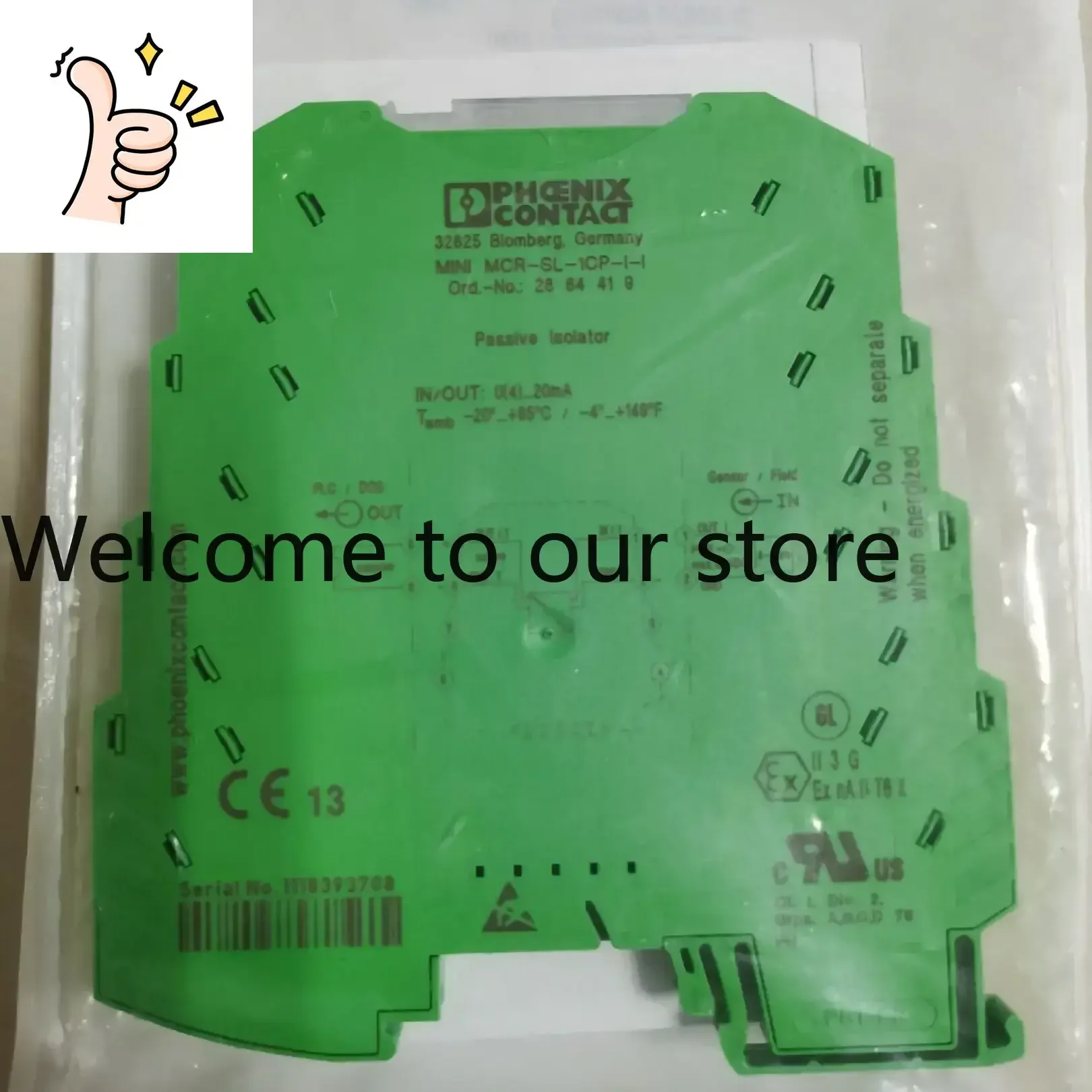 Free Shipping Phoenix Signal Isolator 2902037 Transmitter MINI MCR-2-UI Spot Hot Sale