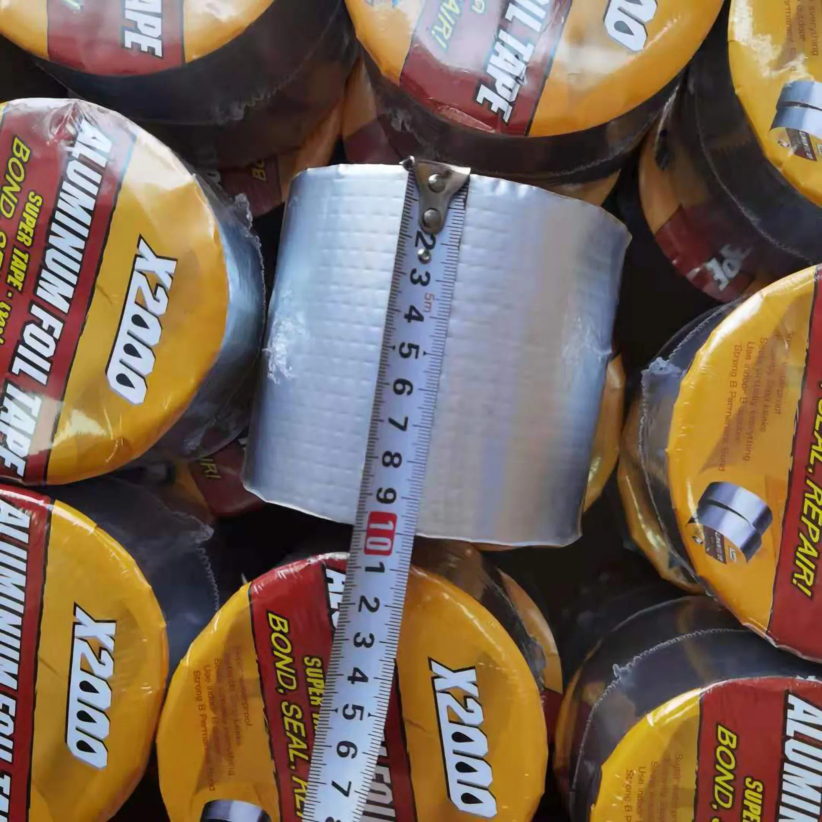 Butyl Tape Waterproof Patch Self Adhesive Tape Free Smashing Bricks Waterstop Tape Butyl Tape Aluminum Foil Waterstop Tape