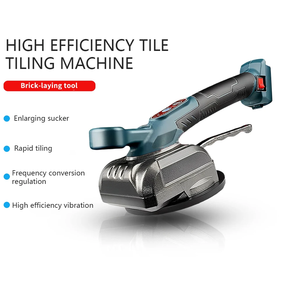 Tile Laying Machine Cordless High-power Vibrator Wall Tile Floor Tile Auxiliary Installation Tool Vibration Leveler Power Tool