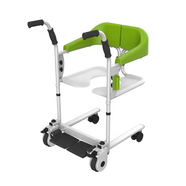 Factory Price Multifunction Transfer Chair Patient Lift Nursing Rehabilitation  With Commode