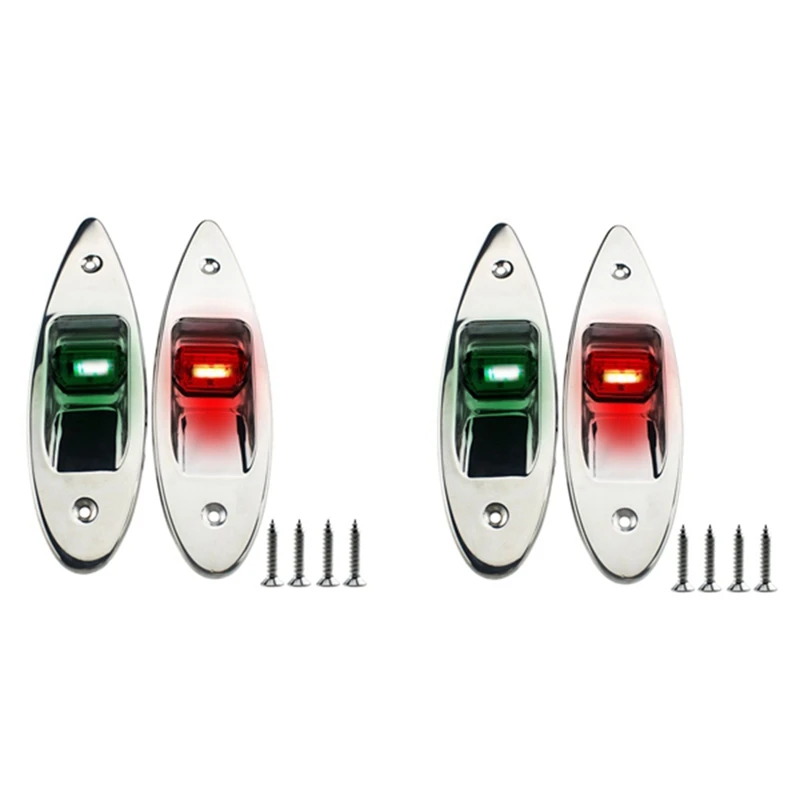 

LED Two-Color Signal Lights Marine Universal Navigation Lights Navigation Lights Boat Supplies