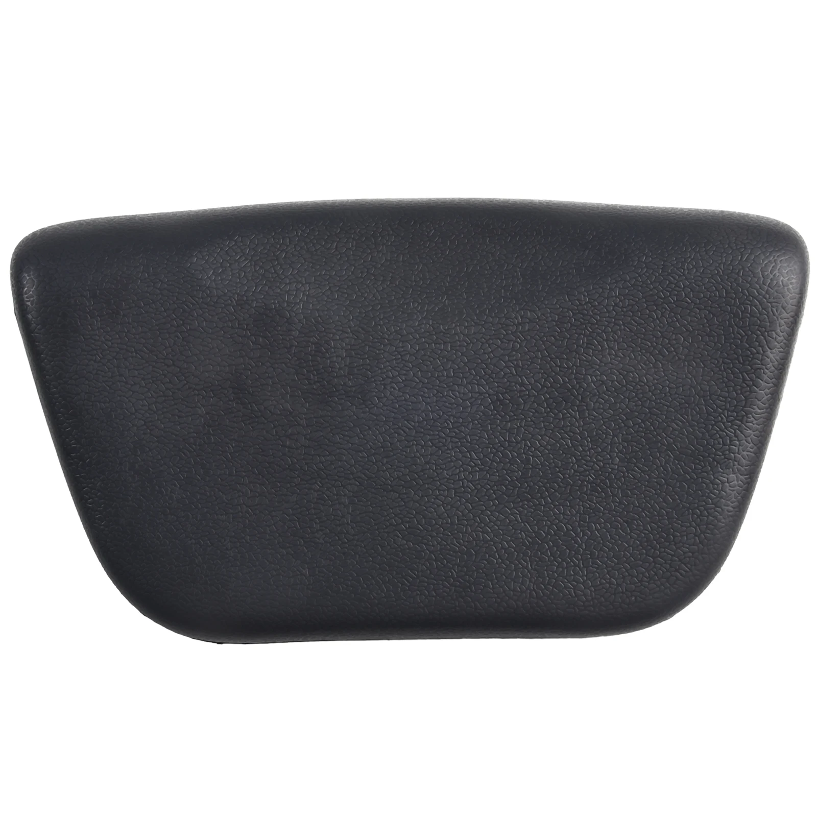 Schwarze Badewannen-Spa-Kopfstütze, Nackenstütze, rutschfeste Rückseite, bequeme Badewannenstütze, wasserdichte Rücken-Badewannenstütze, 265 x 150 x 60 mm