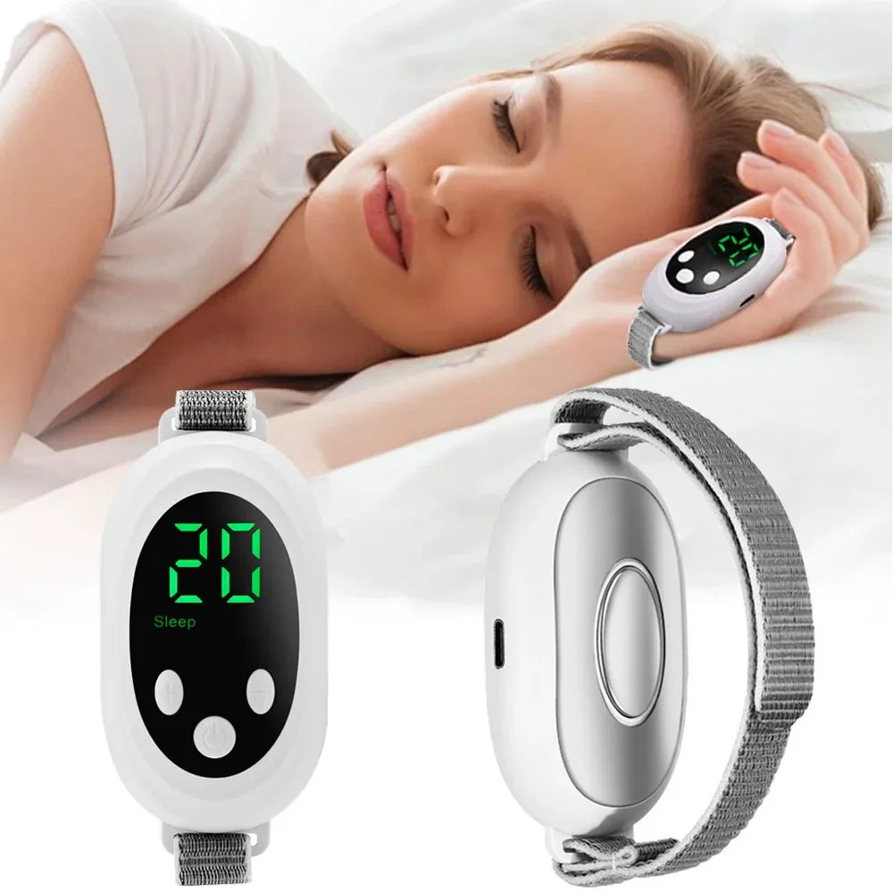 Handheld Microcurrent Relaxation Device, 20 Levels, Rechargeable Bedtime Calm Gadget for Sleep Routine & Comfort