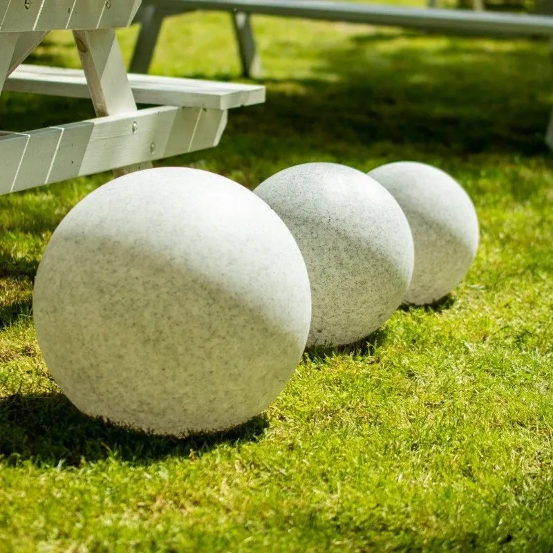 

Simulation marble moon lamp Outdoor lawn lamp Garden moon