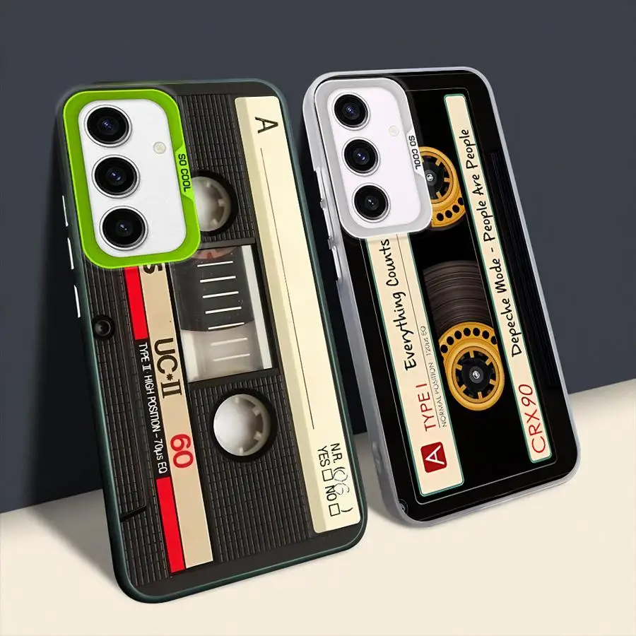 Case voor Samsung Galaxy A72 A53 A73 A26 A36 A54 A55 A52 A51 A56 A71 A35 Soft Cover Lucky Tape Patroon