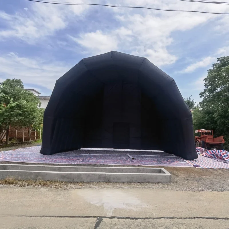 Stage Cover  Custom Inflatable Tent Advertising Inflatable Stage Roofs Festival Background Props Event Canopy For Outdoor Decor