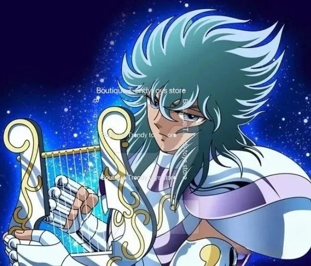 Em estoque modelo cs saint seiya mito pano ex eurydice lira orphee/orpeu prata cavaleiros do zodíaco figura de ação modelo