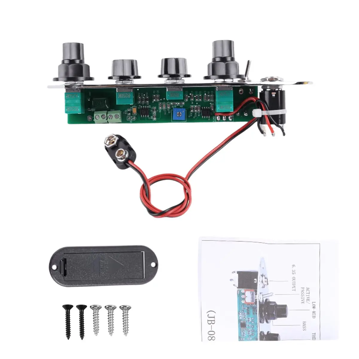 abpo-ギターコントロールプレート-配線済み電気楽器用有線スイッチコントロールプレート