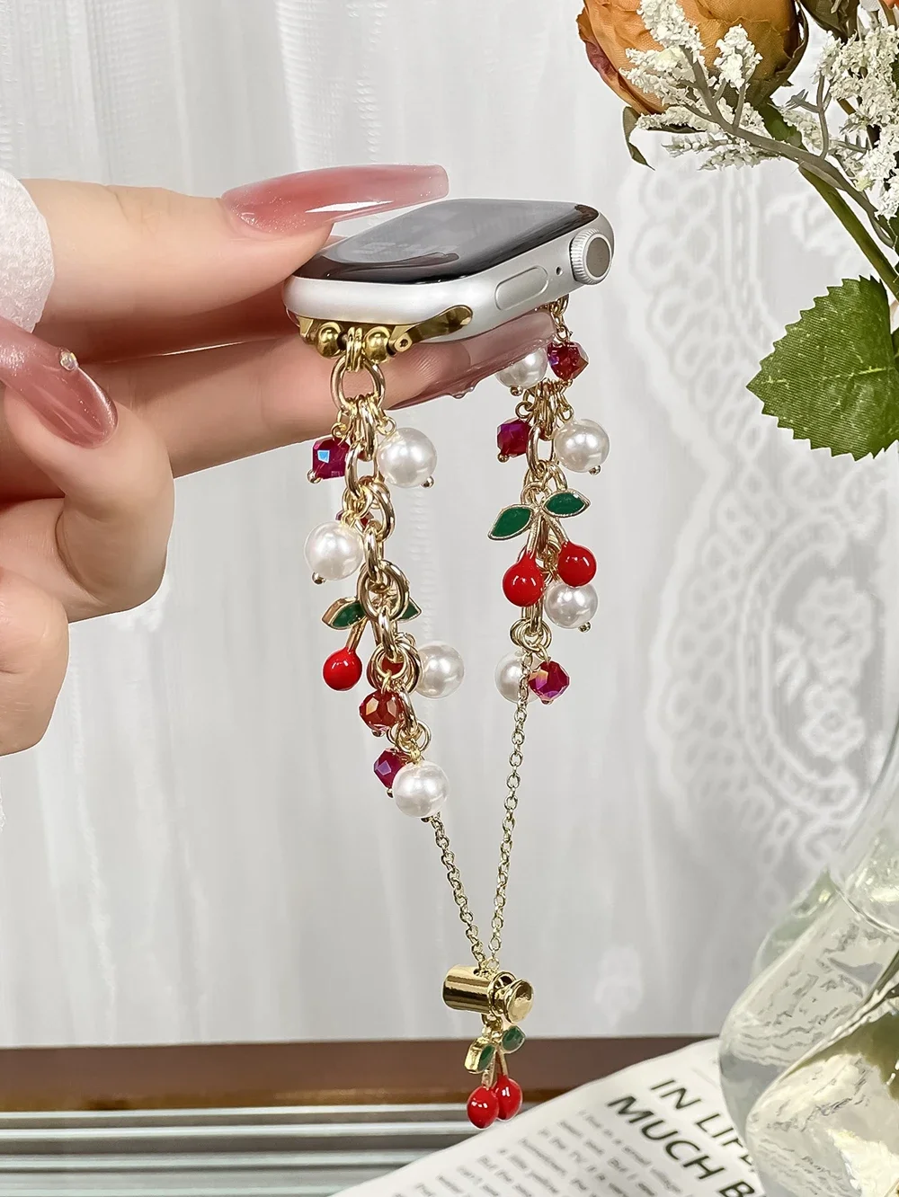 Advanced Bling bracelet link For Apple Watch band Series 8/7/6/10/9 40mm 41mm 38mm 42mm 44mm 45mm 46mm Strap