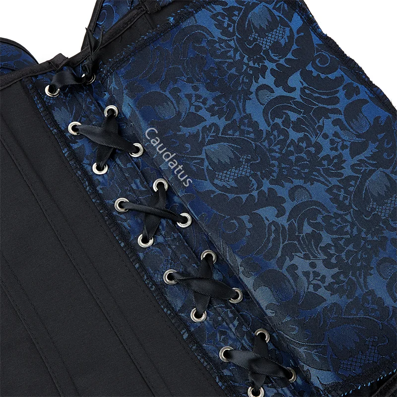 Corsets Bustiers Plus Size Burlesque Flower Shoulder Straps Corset Overbust Top Lingerie Gothic Fashion Black Halloween Costumes