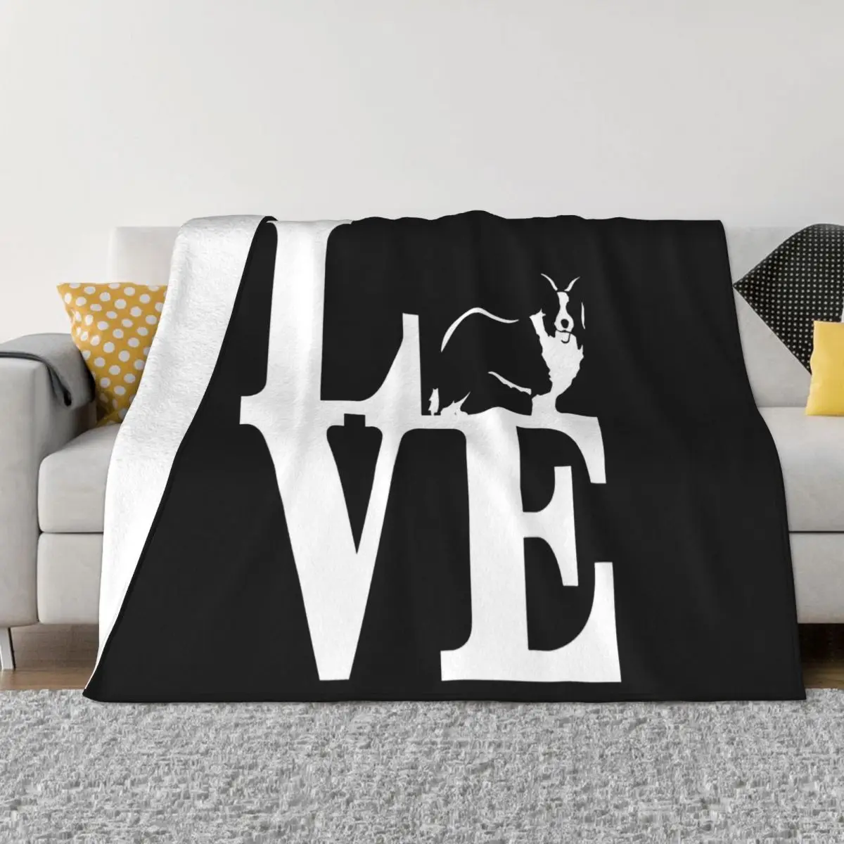 2020 Fashion Hot Sale Cotton Love Border Collie Park V2 S New Arrival Newest Interested Throw Blanket