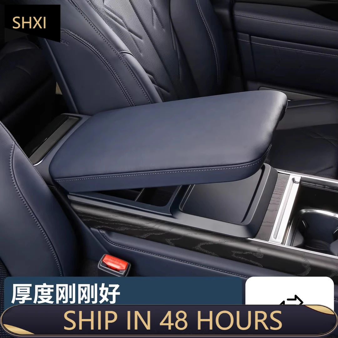 高品質新品-zeekr-9x-2025-2026-車用アームレスト収納ボックス-シリコン製防水センターコンソールオーガナイザー