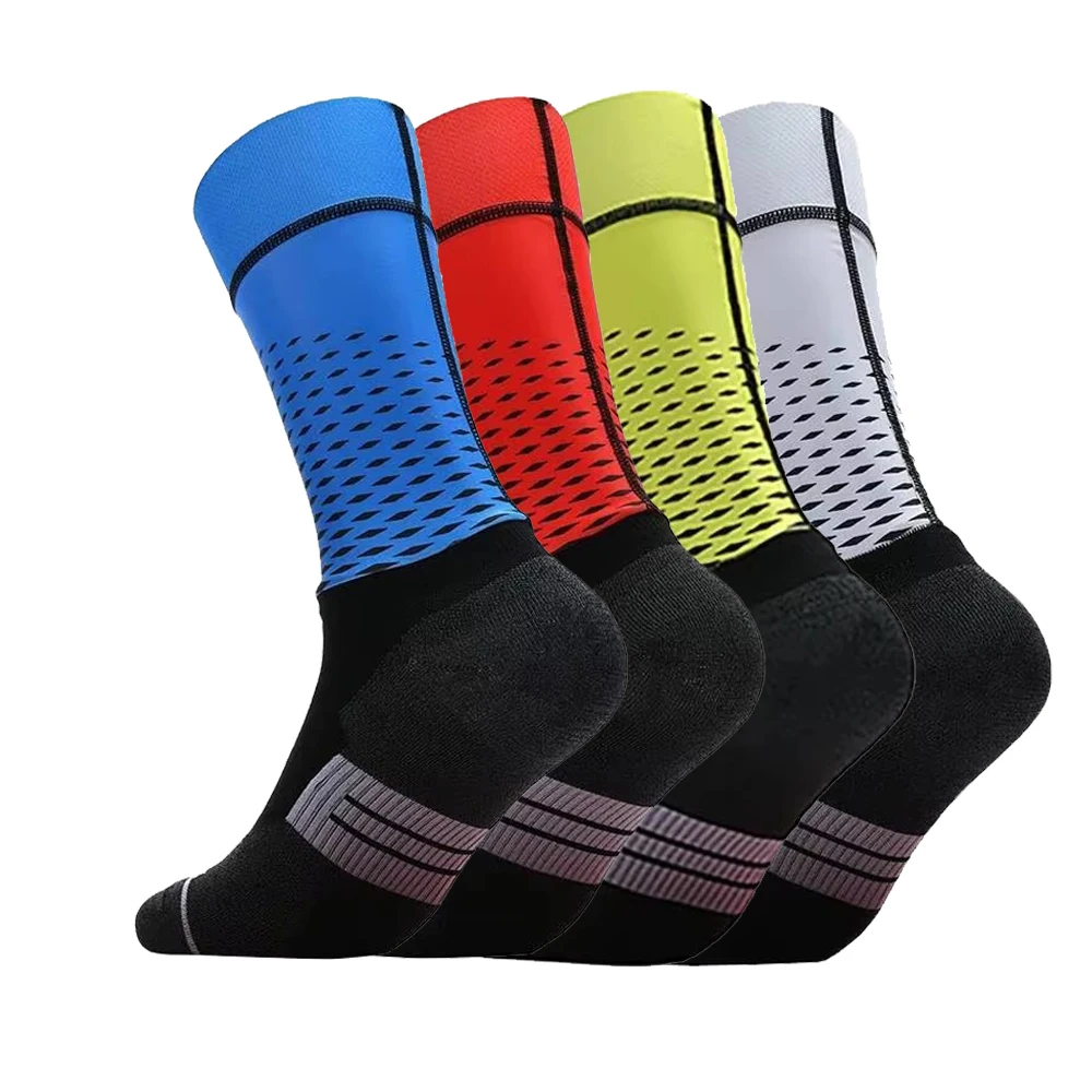 

Мужские и женские профессиональные велосипедные носки, компрессионные спортивные носки с дышащей сеткой, разные цвета для шоссейных горных велосипедов, велоспорта