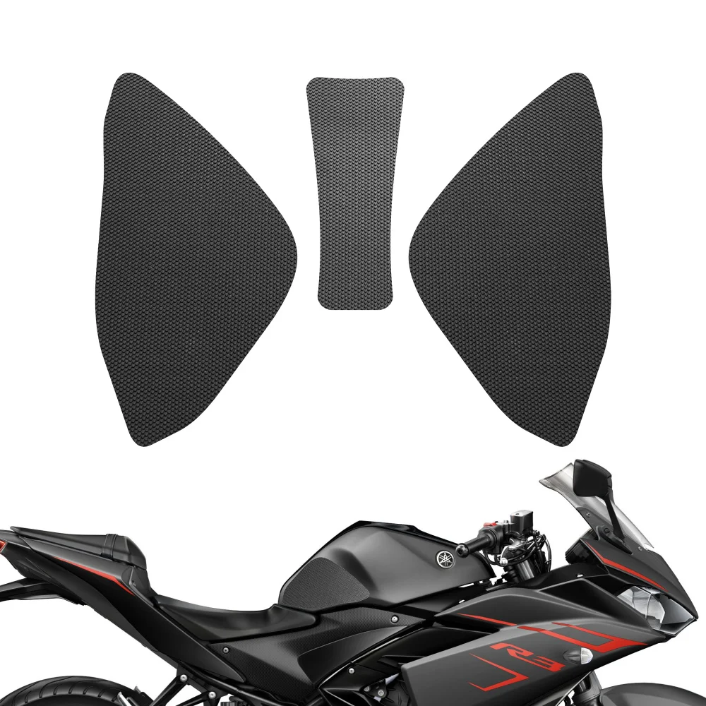 

For Yamaha YZF R3 2015 to 2018 Raised Dot Pattern Anti Slip Fuel Tank Grips