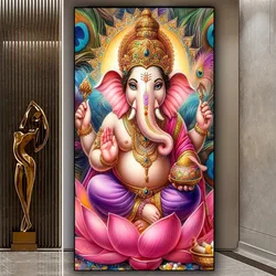 Ganesha Hindu Diamond Painting Large size Diy Full Square Round Diamond Mosaic Embroidery Cross stitch New 2025 Gift,Home Decor