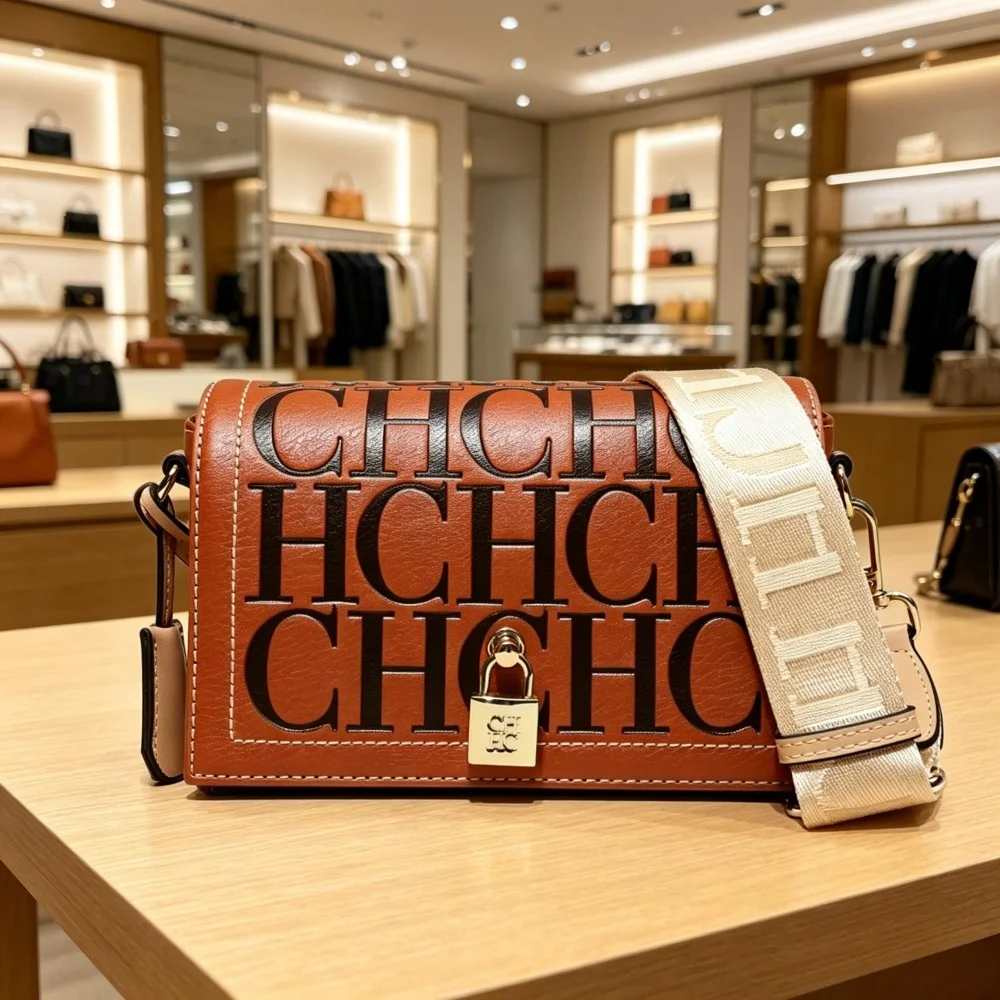 

CHHC 2026 Women's Crossbody Bag New Small Square Bag Ladies Underarm Bag Shoulder Bag High End Handbag