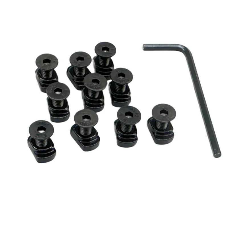 12sets/pack MLOK M-LOK Screw And T Nut Replacement Set