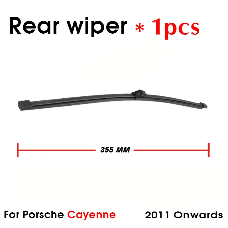 BEMOST Car Rear Windshield Wiper Arm Blades Brushes For Porsche Cayenne 2011 Onwards Hatchback Windscreen Auto Styling