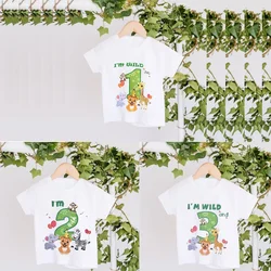 Woodland jungle Safari Zoo forest animal themed wild one two three first second third 1st 2nd 3rd Birthday party decoration gift