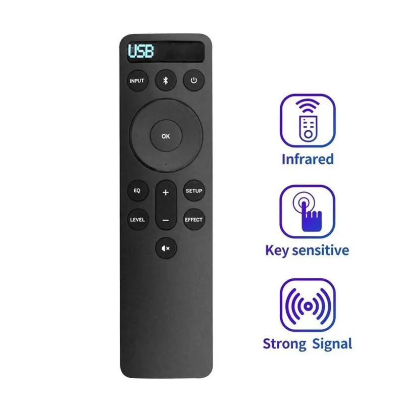 ABUO D41-H Replace Remote with Display for Vizio V-Series 5.1 Sound Bar, for V51x-J6 V51-H6 M51ax-J6, Replacement Remote Control