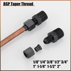 Tubing Joint High-pressure Hydraulic Flaring Straight-through Male Thread 1/8